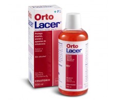 OrtoLacer Lacer kieferorthopädische Mundwasser 500 ml Erdbeere