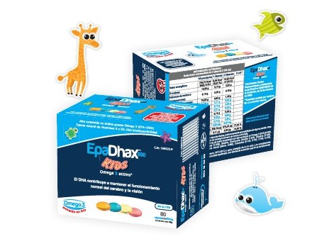EpaDhax Kids 550mg 80 cápsulas