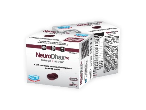 NeuroDhax 550mg 80 cápsulas