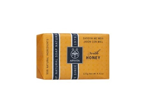 Apivita natural soap bar with honey 125g