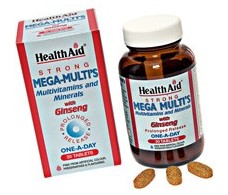 Multi's Health Aid Ginseng. Multivitamins with Ginseng. 30 comp.