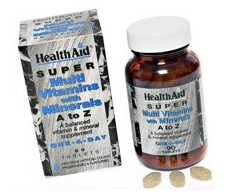 Super Multivitamins+ Minerals A to Z   30 Tabletten  HealthAid