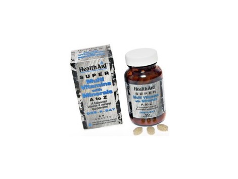 Super Multivitamins+ Minerals A to Z   30 Tabletten  HealthAid