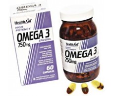 HealthAid Omega 3 750mg. 30 cápsulas