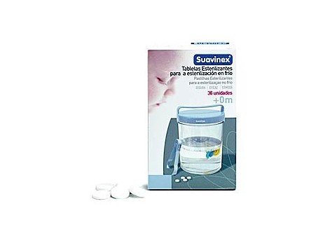 Suavinex sterilizing tablets 36 units. Suavinex sterilizing tablets 36 units.