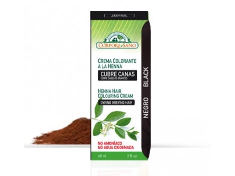 Corpore Sano Crema Colorante Henna Negro 60ml