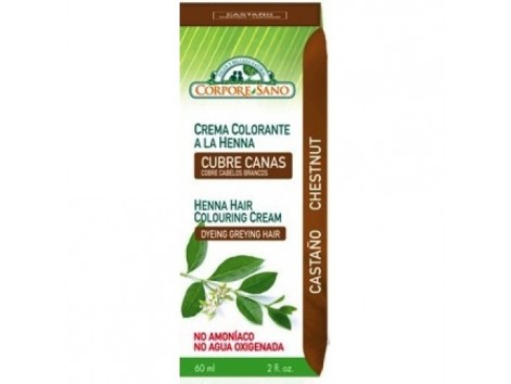 Corpore Sano Crema Colorante Henna Castaño 60ml