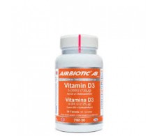 Além disso Airbiotic Lamberts Vitamina D3 5000 IU 30 Cápsulas