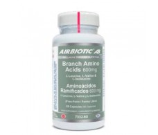 Airbiotic Aminoácidos Ramificados 600 mg 60 cápsulas