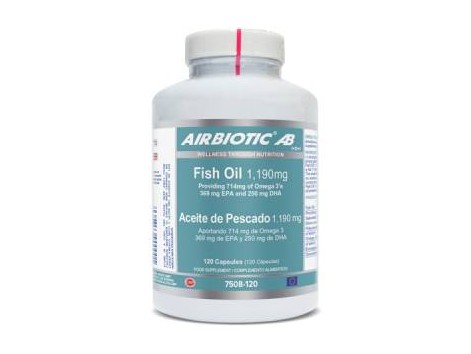 Lamberts Plus Airbiotic Aceite de Pescado 1.190 mg 120 cápsulas