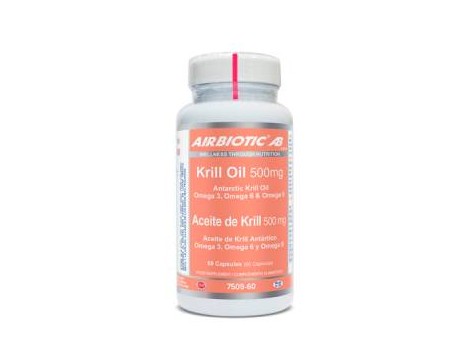 Além disso Lamberts Airbiotic Krill Oil 500 mg 60 cápsulas