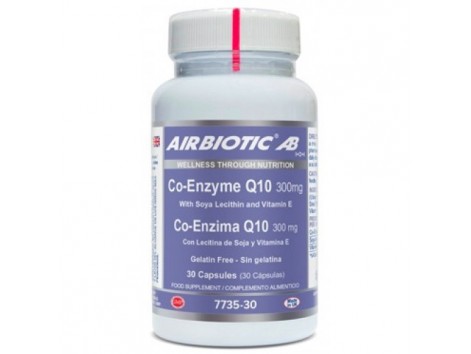 Lamberts Co- enzima mais Airbiotic Q10 300 mg 30 cápsulas