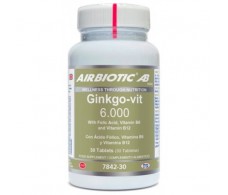 Airbiotic Lamberts Ginkgo Plus- 6000- 30 - vit Tabletten