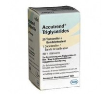 Roche Accutrend triglicérides 25 tiras