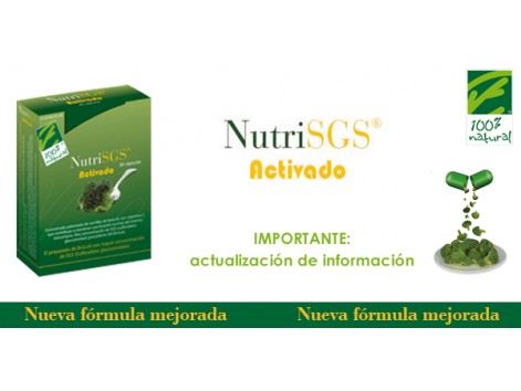 100% Natural NutriSGS Activado 30 cápsulas vegetales