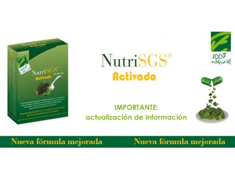 100% NutriSGS naturais em 30 cápsulas vegetarianas