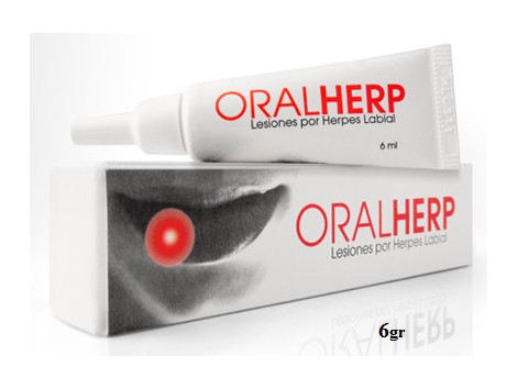 Oralherp contra lesiones de herpes labial 6 gramos. 