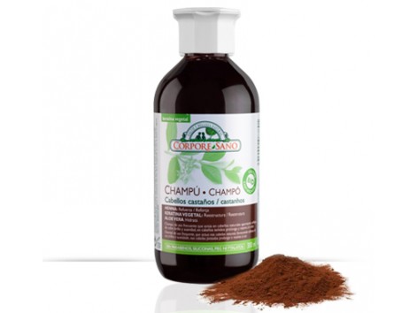 Corpore Sano Champú a la Henna, Catechu y Limnanthes Alba 300ml. Cabellos Castaños