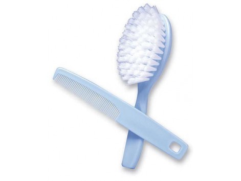 Brush and comb BLUE Suavinex