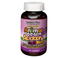 Nature's Plus Animal Parade Acidophikidz 90 comprimidos masticables