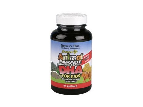 Nature's Plus Animal Parade DHA 90 chewable tablets 