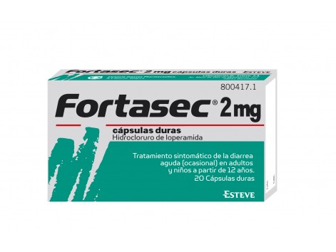 Fortasec 2 mg 20 cápsulas duras