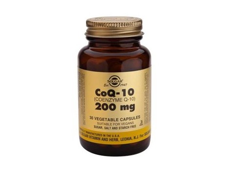 Solgar Coenzyme Q10 200mg. 30 vegicaps 