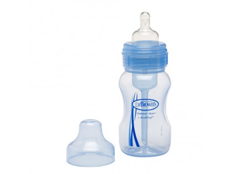 Dr Browns Wide Mouth Bottle 240 ml. Anti-Colic. blue Dr Browns Wide Mouth Bottle 240 ml. Anti-Colic. blue