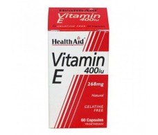 Health Aid Vitamin E 400IU Natural 60 vegetarian capsules