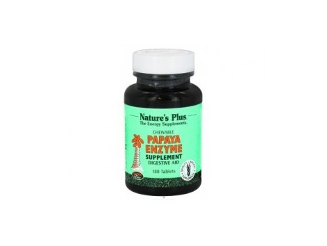 Nature's Plus Papaya Enzime 180 comprimidos masticables