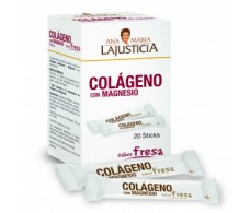 Ana Maria LaJusticia Colágeno con Magnesio Sabor Fresa 20 Sticks