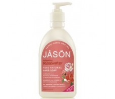 Jason Satin Soap jabón de manos agua de rosas 473 ml