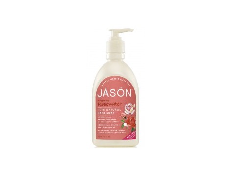 Jason Satin Seife Handseife Rosenwasser 473 ml