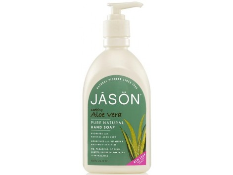 Jason Satin Seife Handseife Aloe Vera 500 ml Wasser