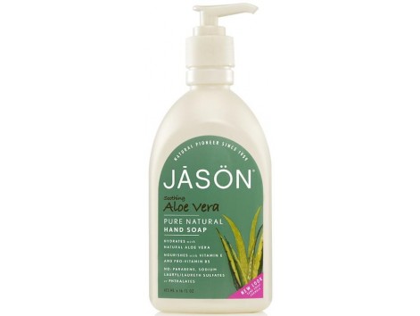 Jason Satin Soap jabón de manos agua aloe vera 500ml