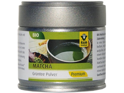 Matcha grüner Tee Bio Raab Pulver 30 Gramm
