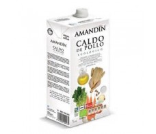 Amandin caldo de galinha 1 litro Ecológica