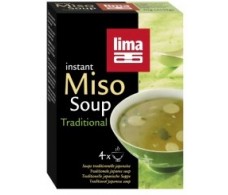 Lima mgnovennykh Miso sup traditsionnyye chetyre meshka 10g