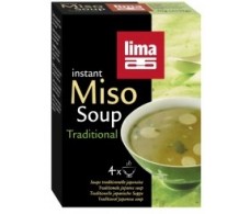 Lima Sopa de Miso tradicional instantánea 4 bolsitas