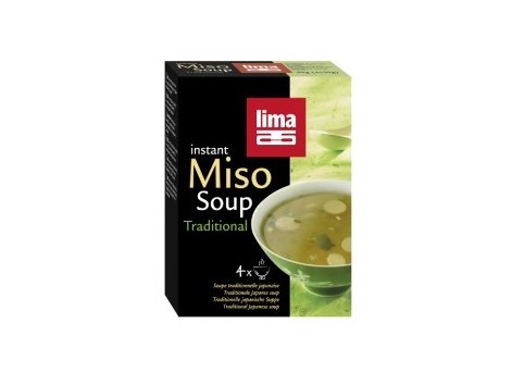 Lima mgnovennykh Miso sup traditsionnyye chetyre meshka 10g