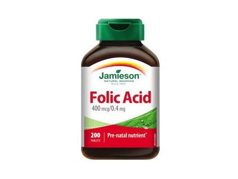 Jamieson Ac. FOLICO 400mcg 200 Comprimidos