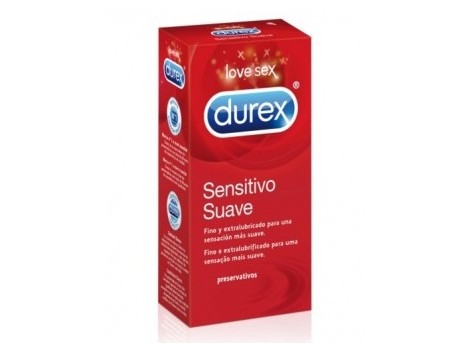 Durex sensíveis macias fina e macia 12 unidades