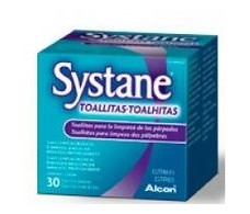 Systane 30 sanitary wipes eye area