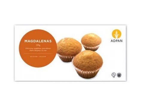 Adplan Magdalenas sin gluten 8 unidades