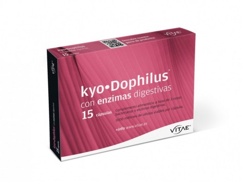 Vitae Kyo Dophilus (con enzimas digestivas) 15 capsulas