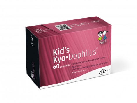 60 comprimidos mastigáveis do Vitae Kyo Dophilus Kid