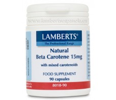 Lamberts Natural Beta caroteno 15 mg 90 cápsulas