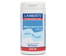 300mg Lamberts ácido alfa lipóico. 90 comprimidos. Lamberts