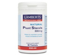 Lamberts Esteroles Vegetales 800mg. 60 comprimidos. Lamberts