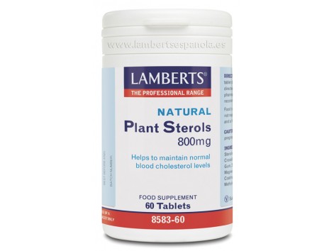 Lamberts rastitel'nyye steriny 800mg. 60 tabletok. Lamberts